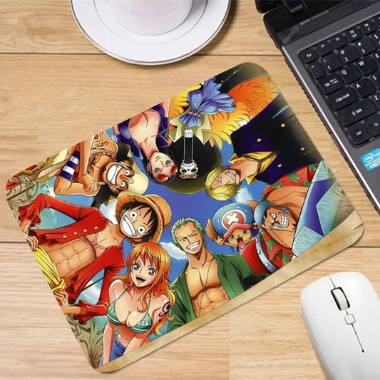 Podkładka pod mysz One Piece – załoga Słomkowych w malarskim stylu