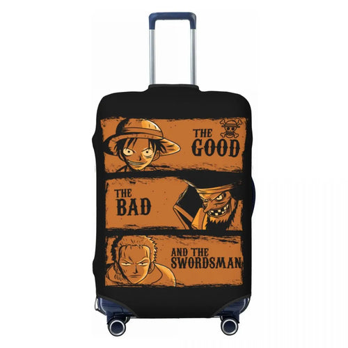 One Piece Suitcase Cover - Wanted "The Good, The Bad, The Wanted" Design