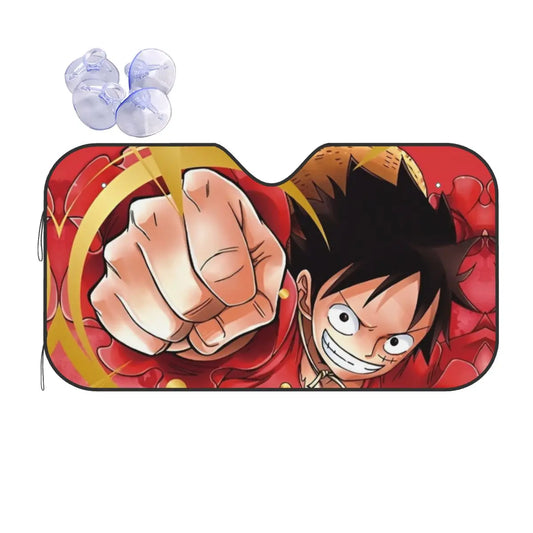 One Piece Car Sunshade - Luffy vs. Kaido Duel (Sunshade)