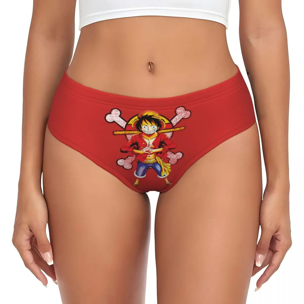 Briefs - Minimalist Red Luffy