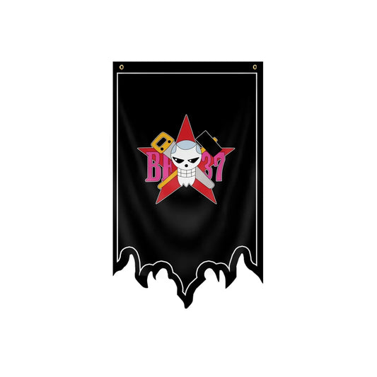 Flaga One Piece – Jolly Roger Buggy’ego Klauna