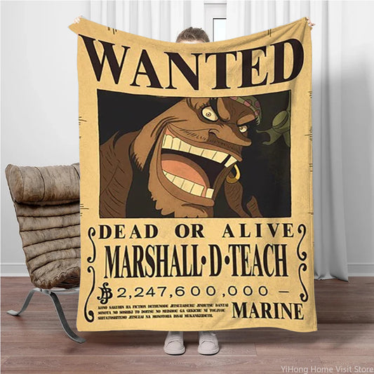 Plakat One Piece Wanted – Marshall D. Teach (Czarnobrody)