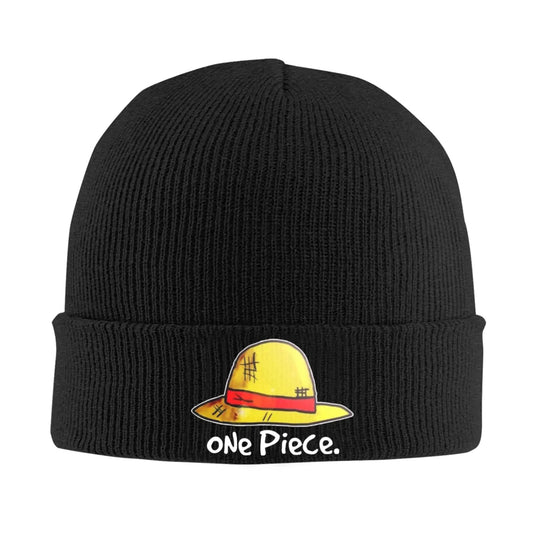 One Piece-mössa – Broderat uppvik svart