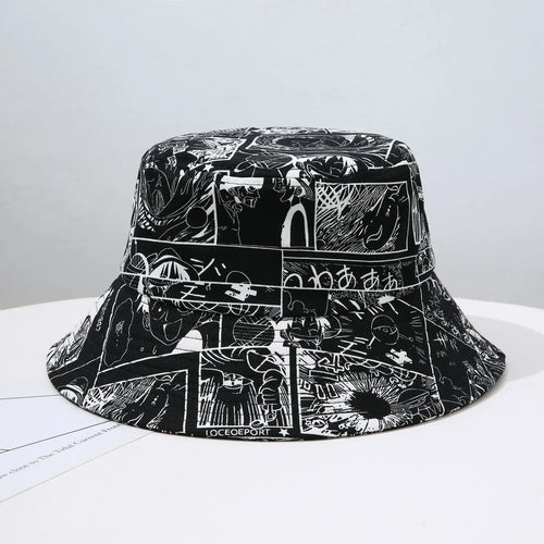 One Piece Bucket Hat – Dark Contrast Manga