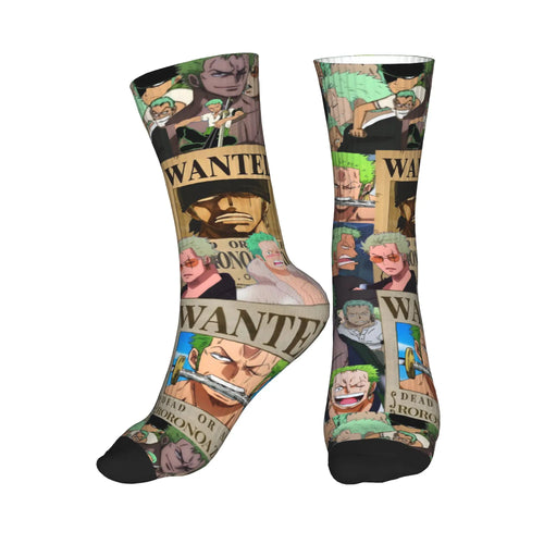 One Piece Socks - Wanted Mosaic