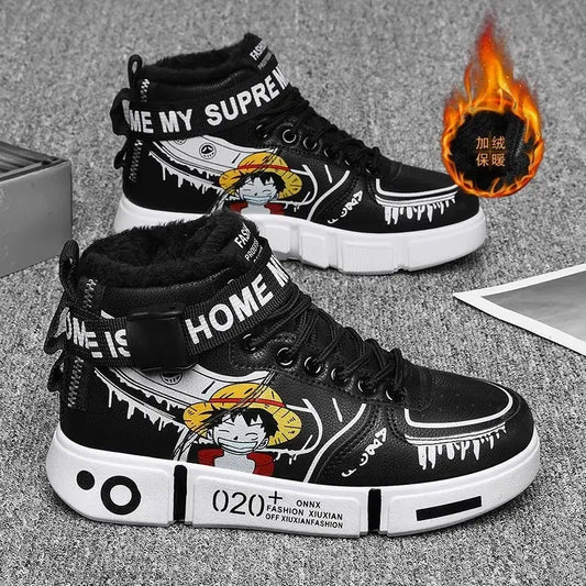 One Piece Sneakers - Zoro Black Streetwear