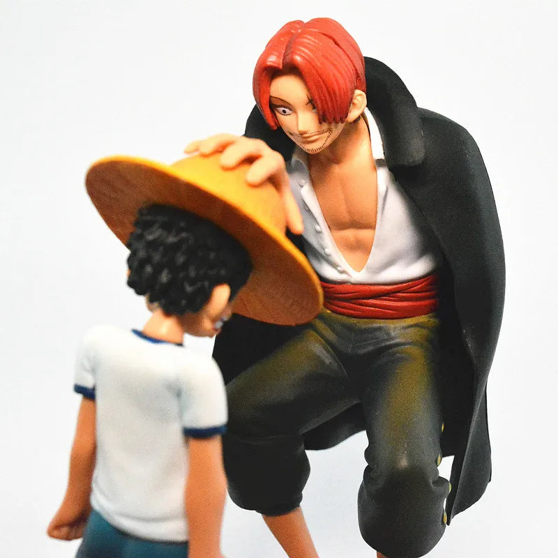 One Piece Figure - Iconic Luffy & Shanks Scene (The Hat Handover)