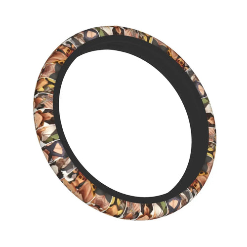 One Piece Car Steering Wheel Cover – Epic Scenes from the New World