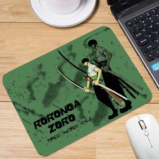 One Piece Mouse Pad - Roronoa Zoro Wano Kuni Style (Green)