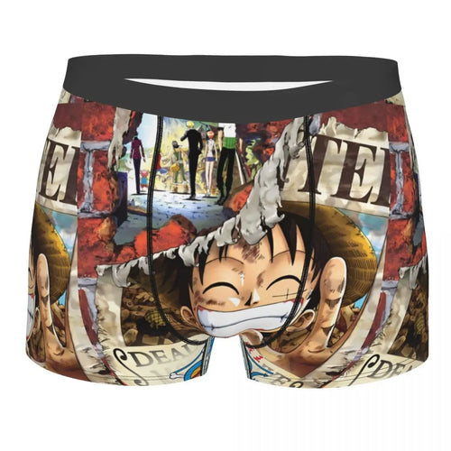 Boxers - Luffy & Shanks Sepia