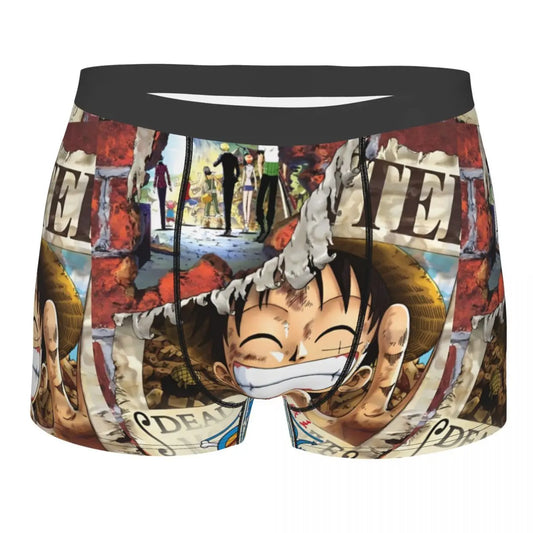 Boxers - Luffy & Shanks Sepia