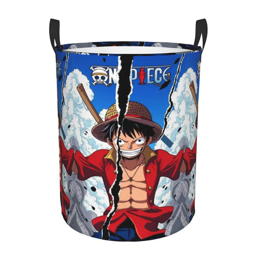 One Piece-förvaringskorg – Illustration av Luffy och Ace, vapenbröder